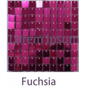 Fushsia Shimmer Wall | Set 49 PCS